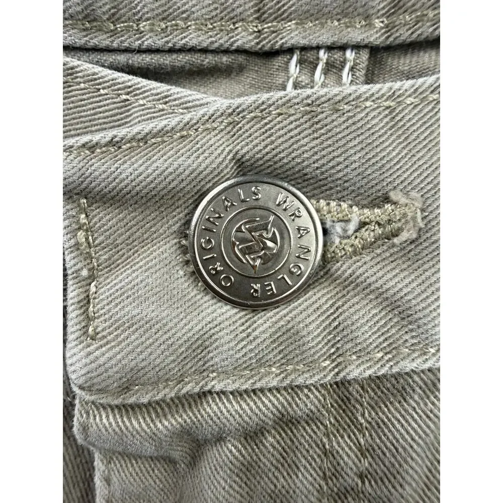 Wrangler Mens 30x32 Khaki Beige Carpenter Pants Relaxed Fit Utility Workwear Y2K - Picture 5 of 15